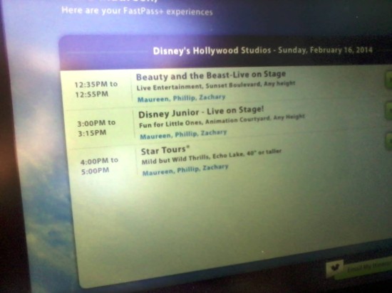 Informe de viaje de Disney's Hollywood Studios: febrero de 2014 (más observaciones y problemas de FastPass+, La Bella y la Bestia)