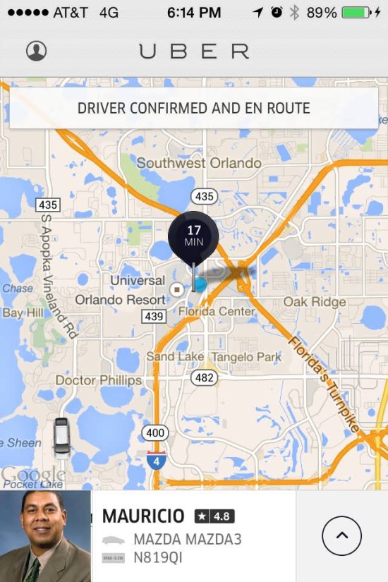 El "servicio de conductor compartido" de Uber es la nueva y elegante opción de transporte de Orlando para ahorrar dinero