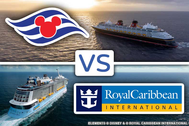 Crucero Disney vs Crucero Royal Caribbean