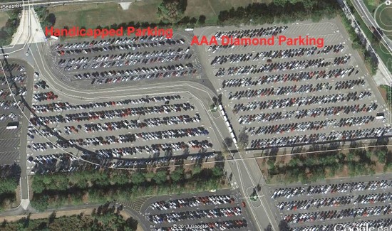 Estacionamiento para discapacitados en Walt Disney World