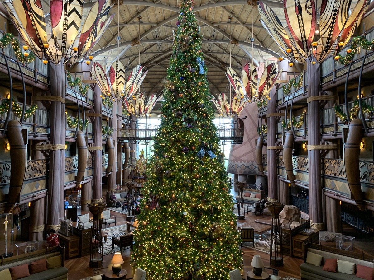 Decoraciones navideñas en los hoteles de Walt Disney World