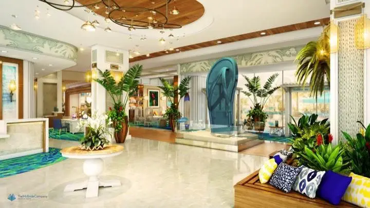 Margaritaville Beach Resort en The Pointe Bahamas revela una nueva apariencia interior