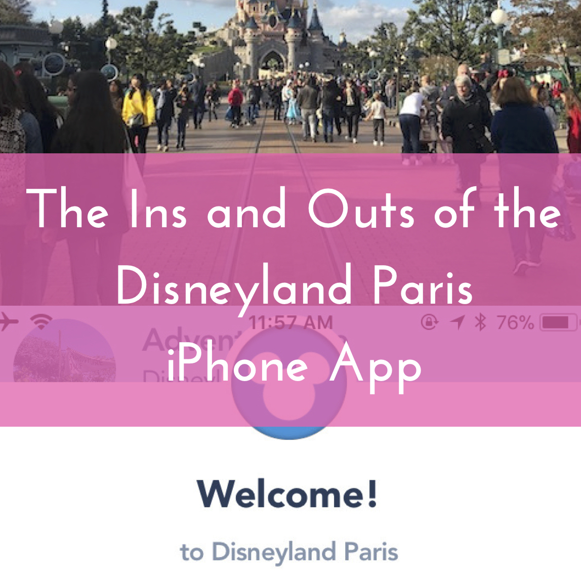 Revisión de la aplicación Disneyland París