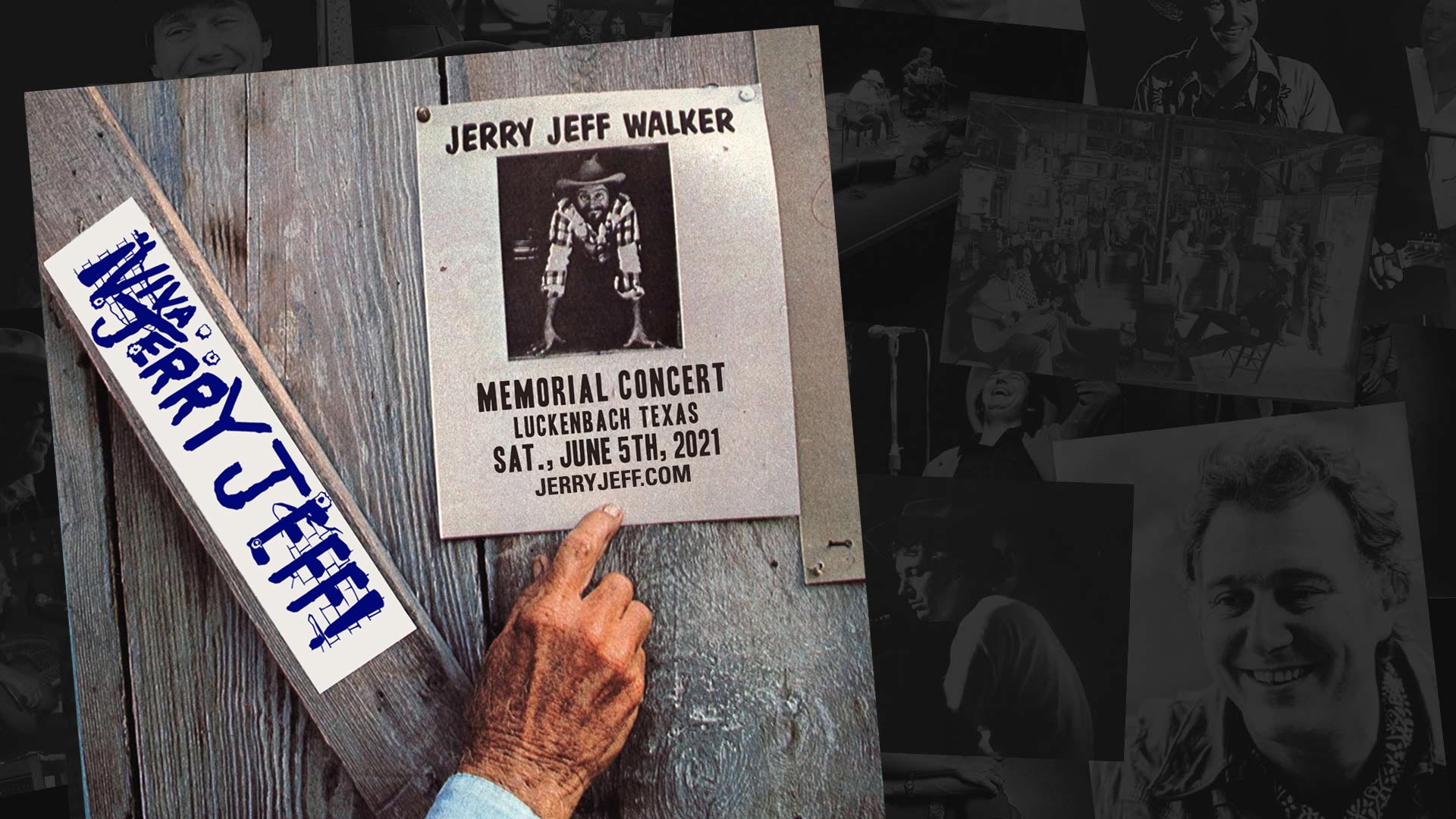 Escuche un programa tributo especial a Jerry Jeff Walker en Radio Margaritaville y Outlaw Country