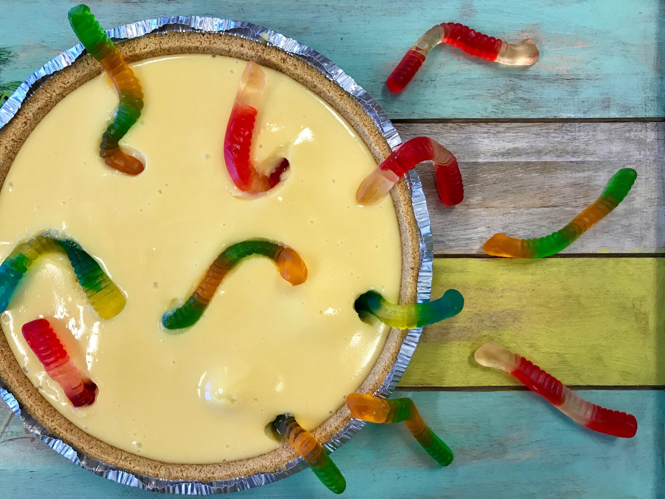 Key Slime Pie: un regalo tropical de Halloween