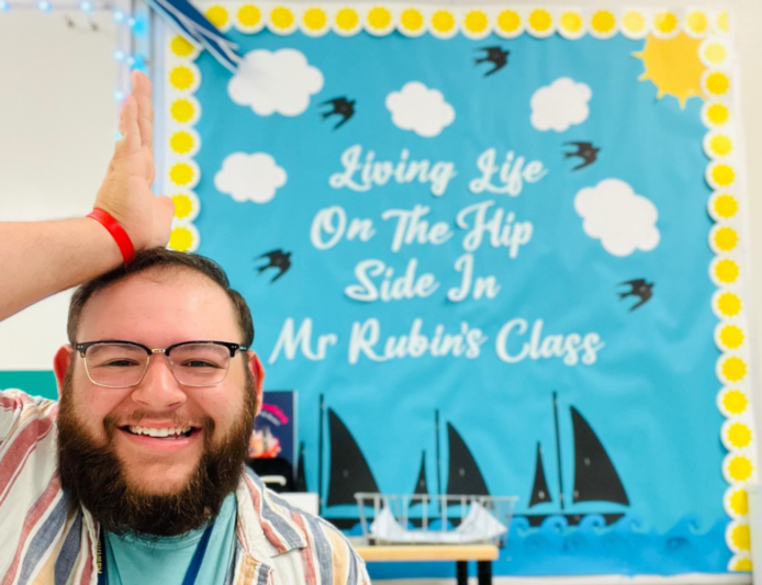 ¿Dónde está el aula del Sr. Rubin?