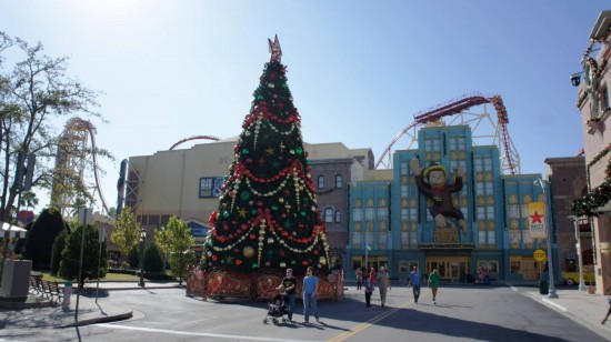 Decoraciones navideñas de Universal Orlando 2012