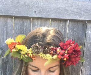 Hazlo tú mismo: haz esta corona festiva con cabeza de flor de otoño
