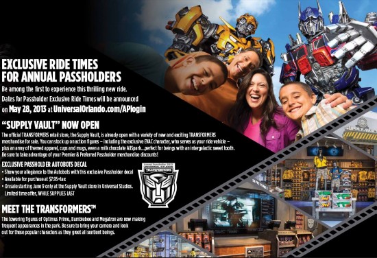 Horarios de viaje exclusivos para Transformers, entrada anticipada al parque para Harry Potter y ahorros en hotel en el lugar