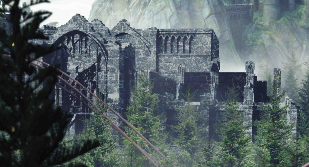 REVELADA la nueva obra de arte de la montaña rusa de Harry Potter