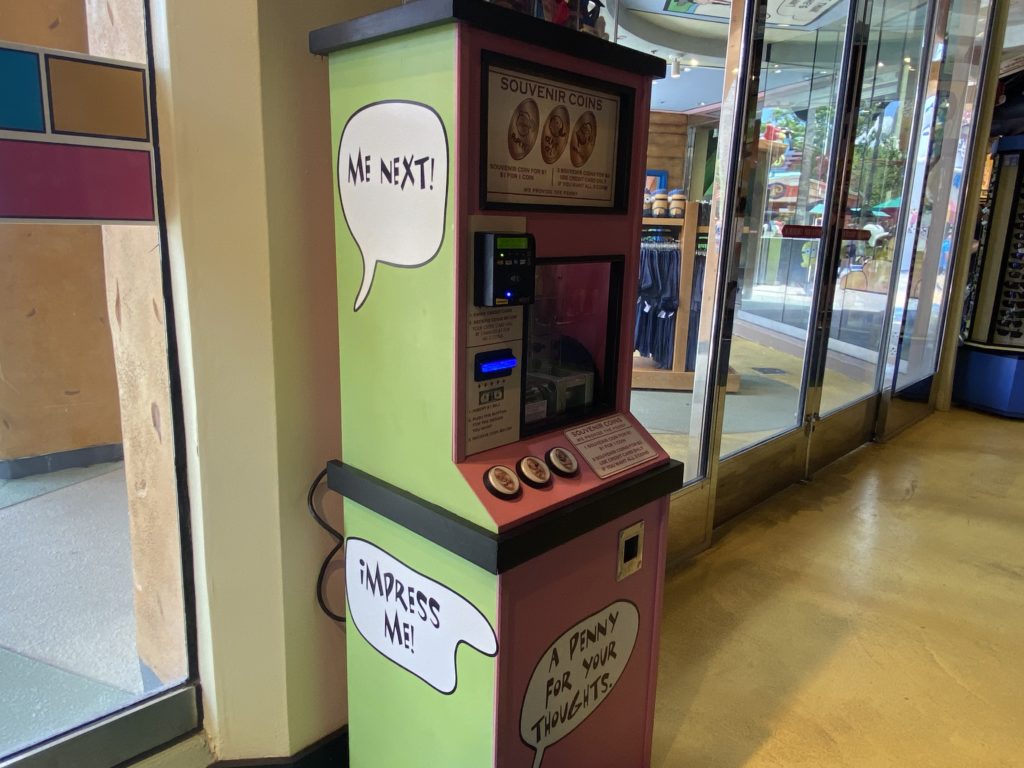 Las 5 mejores máquinas expendedoras de centavos en Universal Orlando