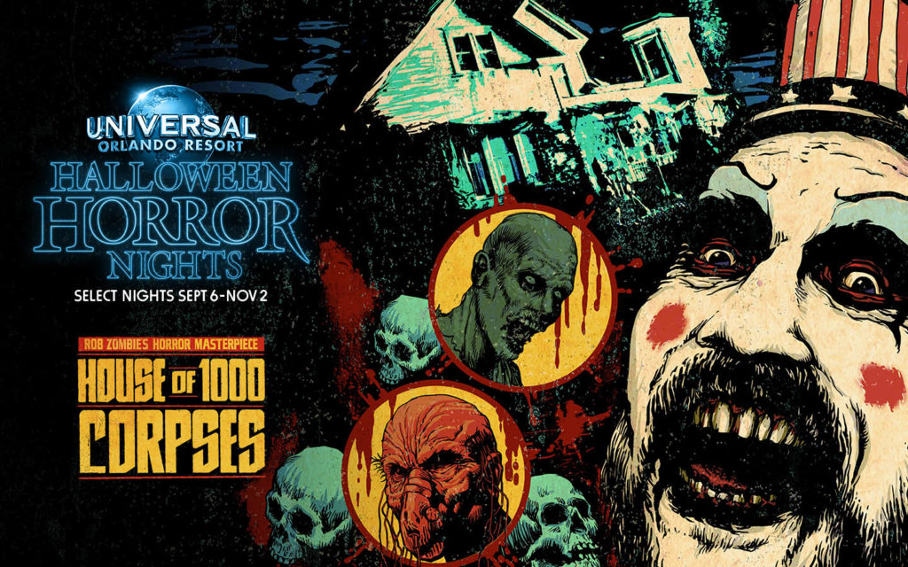 House of 1,000 Corpses anunciada para Halloween Horror Nights 2019