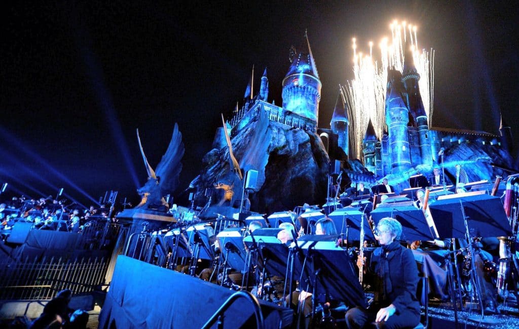 El nuevo espectáculo nocturno de Harry Potter de Universal