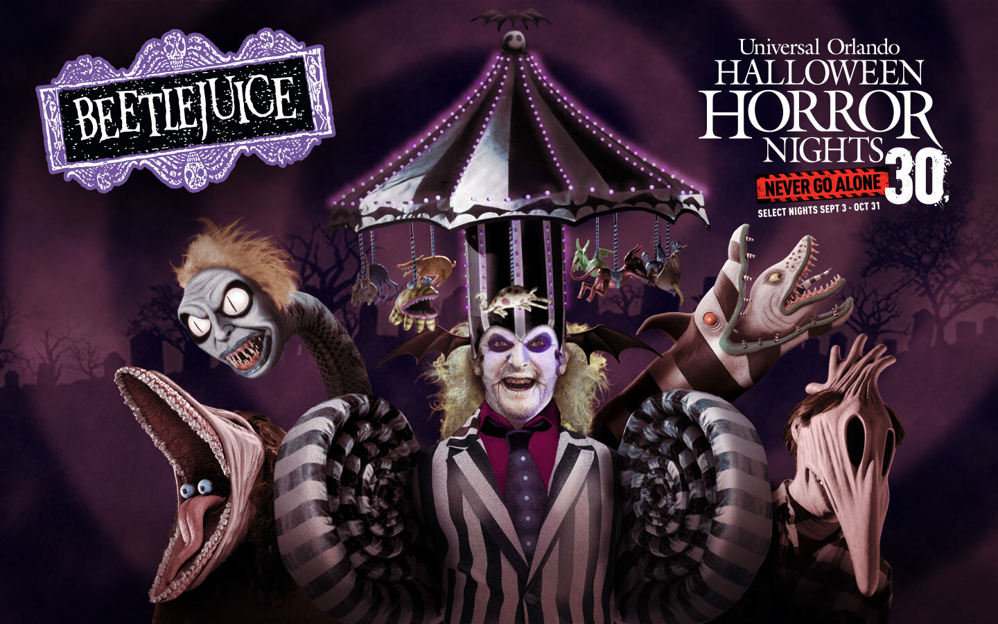 Beetlejuice anunciado para Halloween Horror Nights 2021