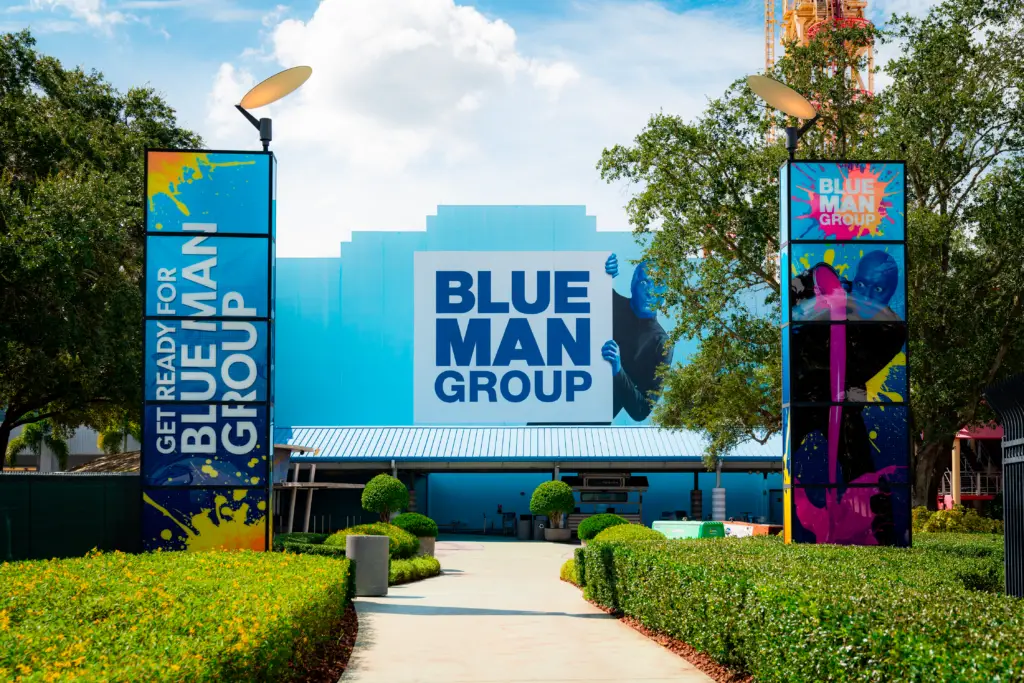 Blue Man Group ahora cerrado en Universal CityWalk