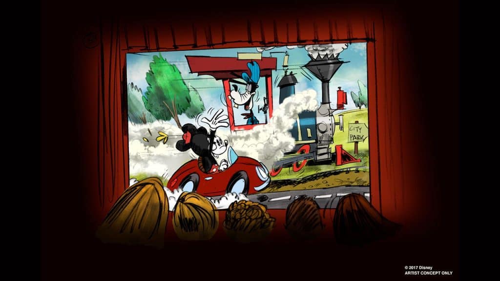 El ferrocarril fugitivo de Mickey y Minnie