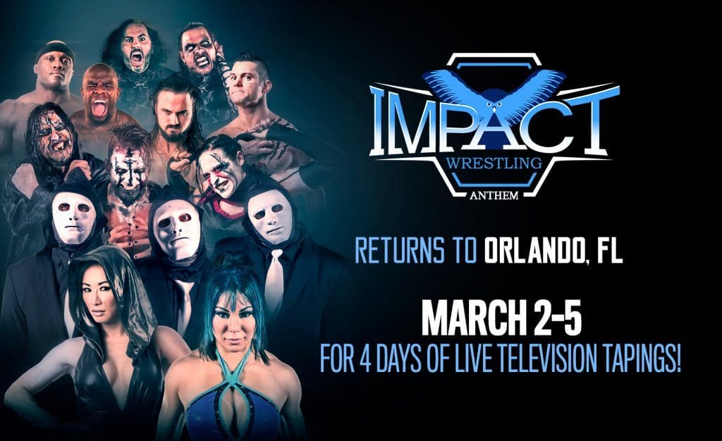 IMPACT Wrestling anuncia fechas de rodaje 2017 en Universal Orlando Resort