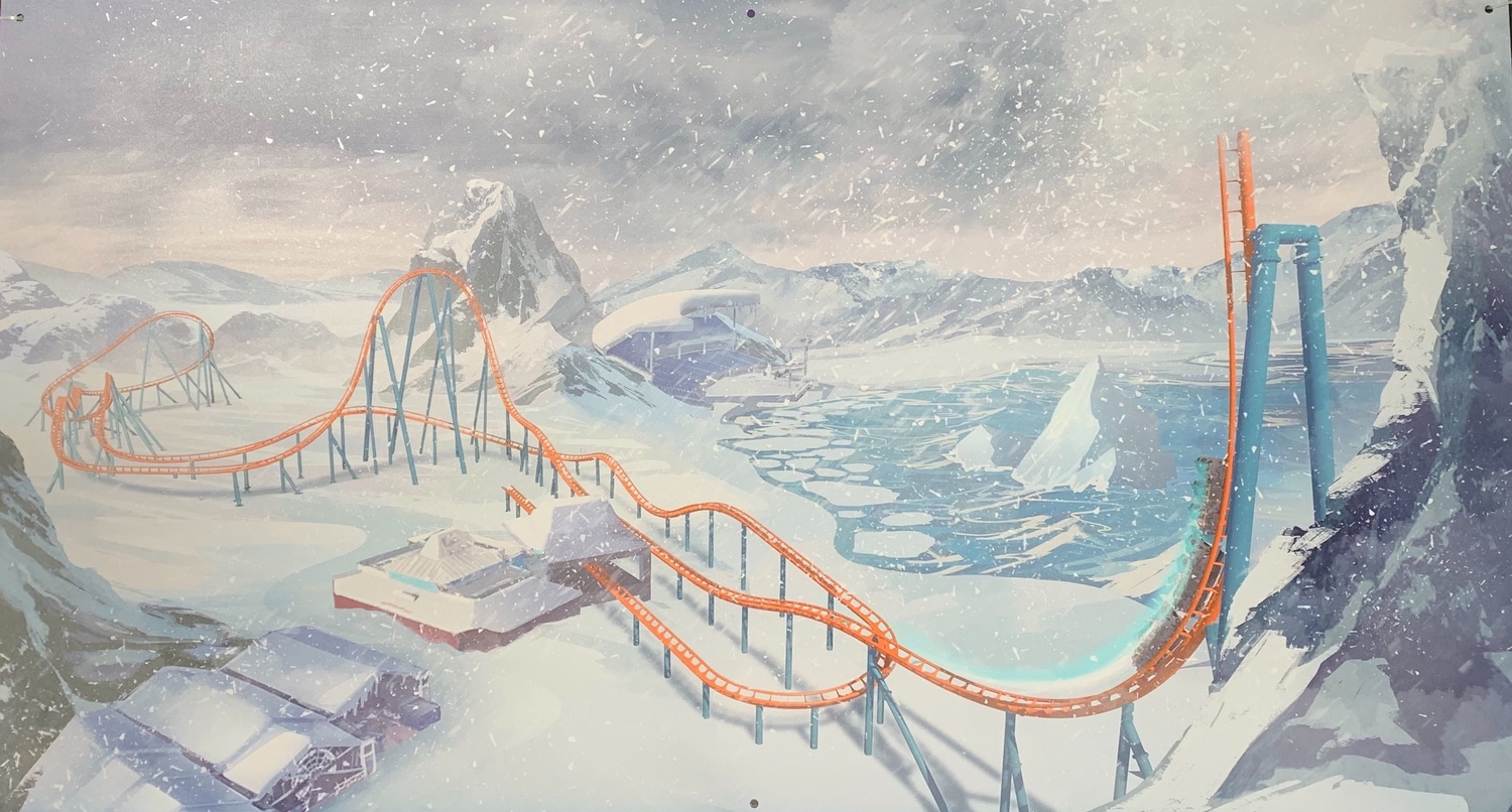 La nueva y emocionante montaña rusa de SeaWorld, Ice Breaker