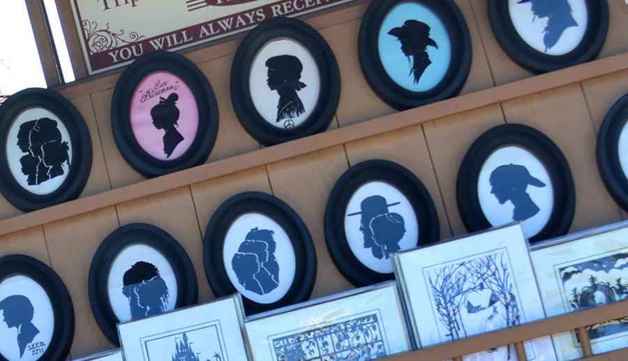 Retratos de siluetas de Disney: un recuerdo único
