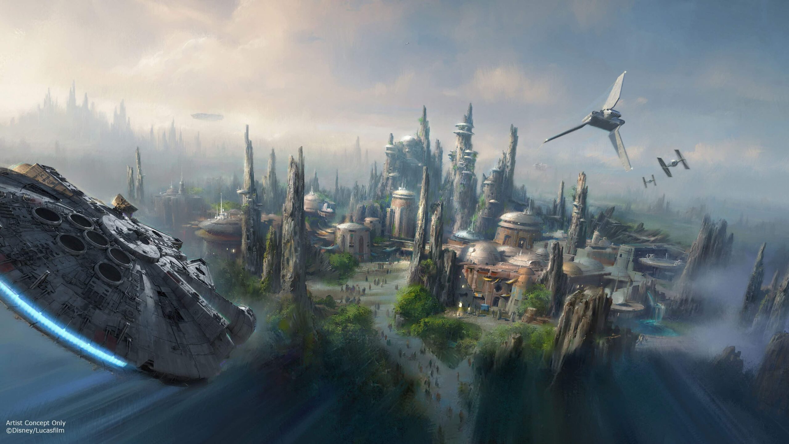 ¡Star Wars Land de Disney World ya está tomando forma!