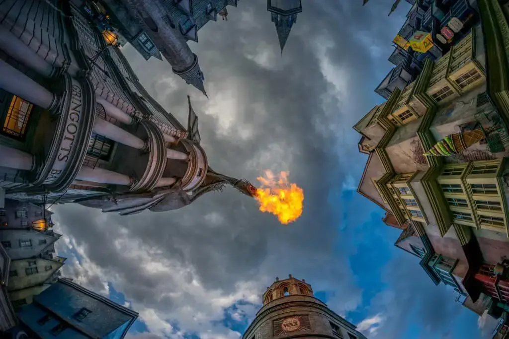 9 ángulos diferentes que no has visto del Dragón de Gringotts