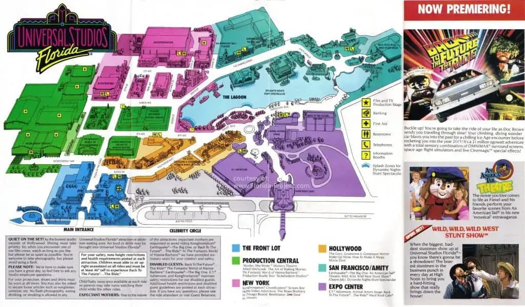6 atracciones perdidas de San Francisco/Amity en Universal Studios Florida