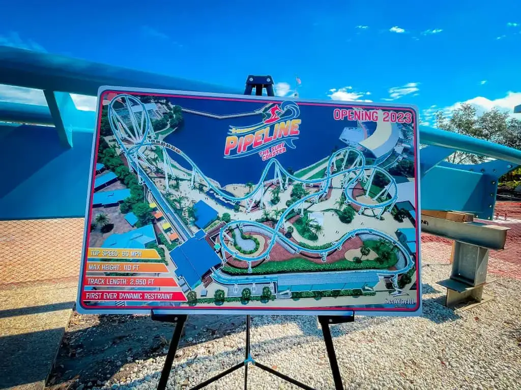 La montaña rusa más nueva de SeaWorld Orlando: oleoducto