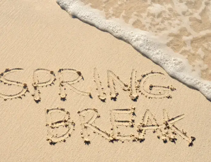 Lista de equipaje para las vacaciones de primavera de MargU